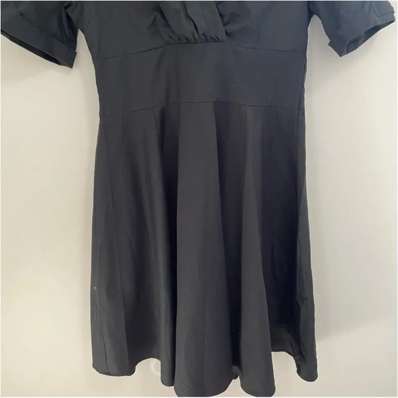 J. Peterman Black Fit & Flare Dress - Picture 6 of 8